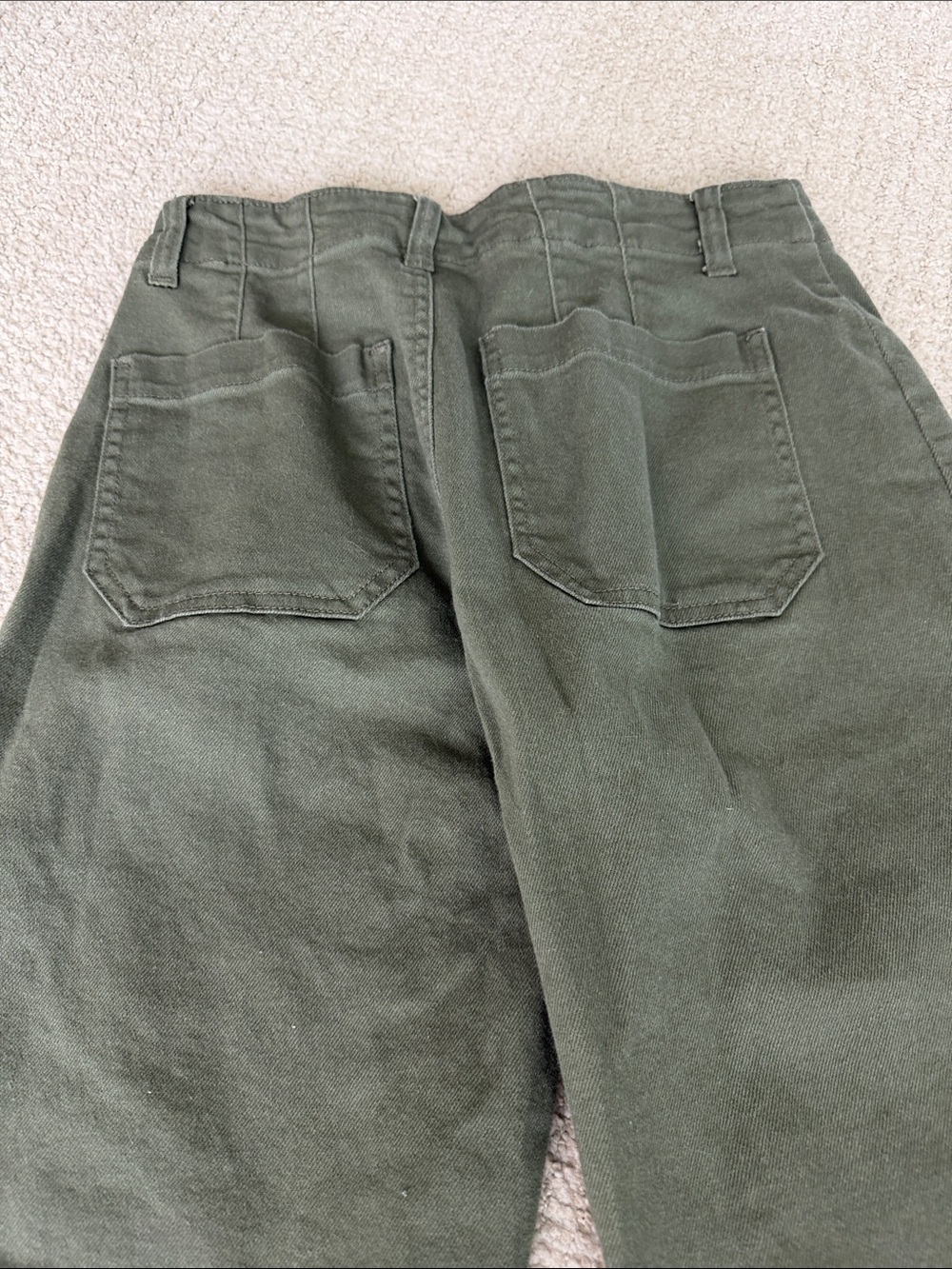 Sanctuary Olive Green Wide-Leg Jeans - Picture 4 of 5